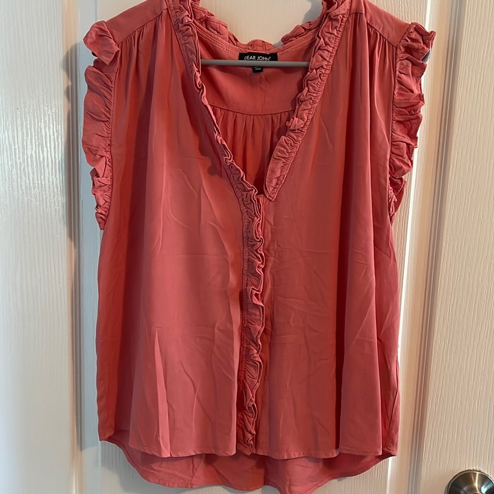 Dear John Button Down Blouse